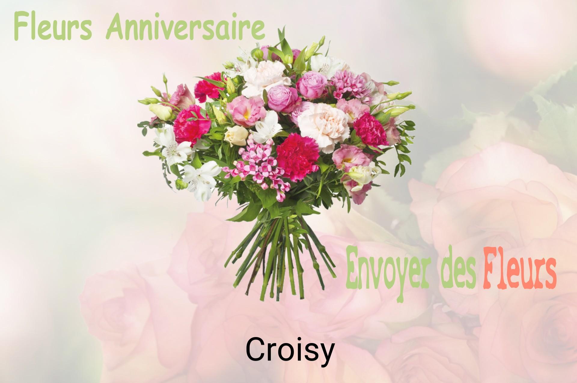 Bouquet de fleurs d’anniversaire livré à Croisy